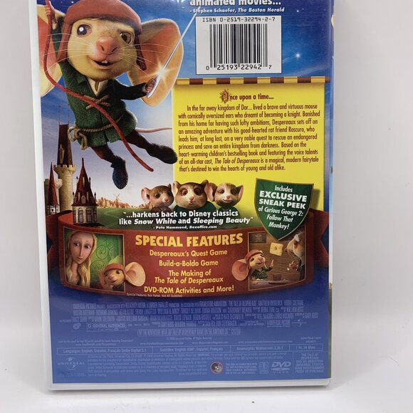 The Tale of Despereaux Rated G Widescreen Universal Pictures - Picture 2 of 4
